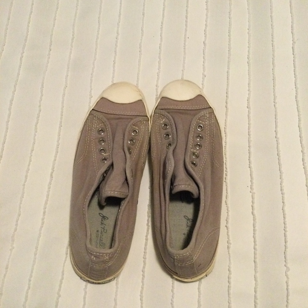 Lavender Jack Purcell womens no lace shoes